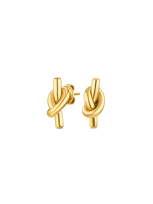 BRINCOS ONE SENHORA KNOT GOLD