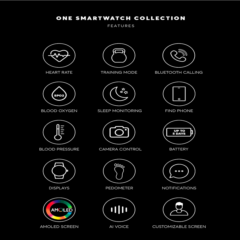 RELÓGIO ONE SMARTWATCH OSW0277VS42D