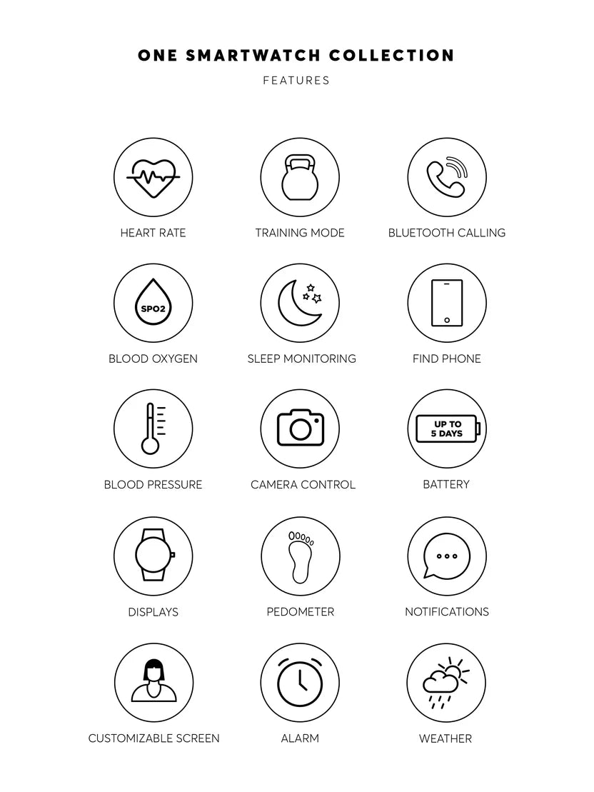SMARTWATCH ONE SLIM SILVER MESH