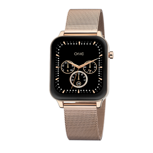 SMARTWATCH ONE MAGICCALL ROSE GOLD MESH