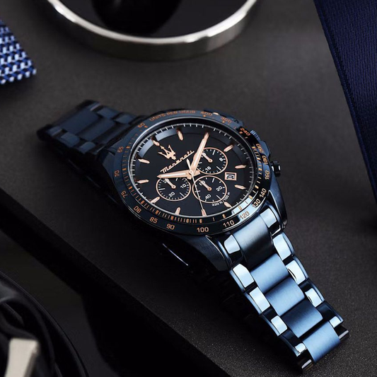 RELÓGIO MASERATI TRAGUARDO 45MM BLUE