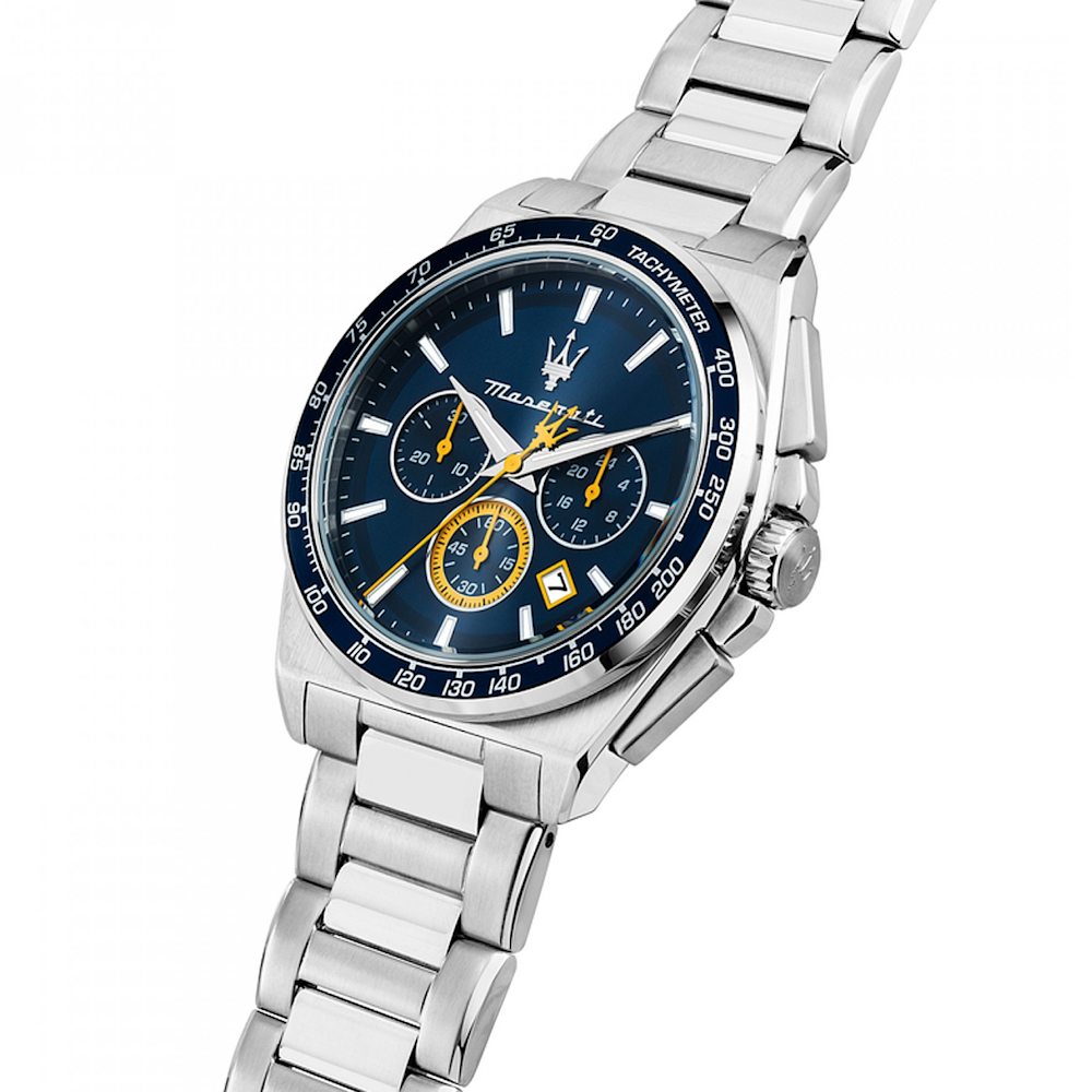 RELÓGIO MASERATI VELOCITÀ 43MM SPECIAL EDITION + STRAP BLUE