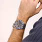RELÓGIO RADIANT HOMEM PRATEADO E AZUL RA696702