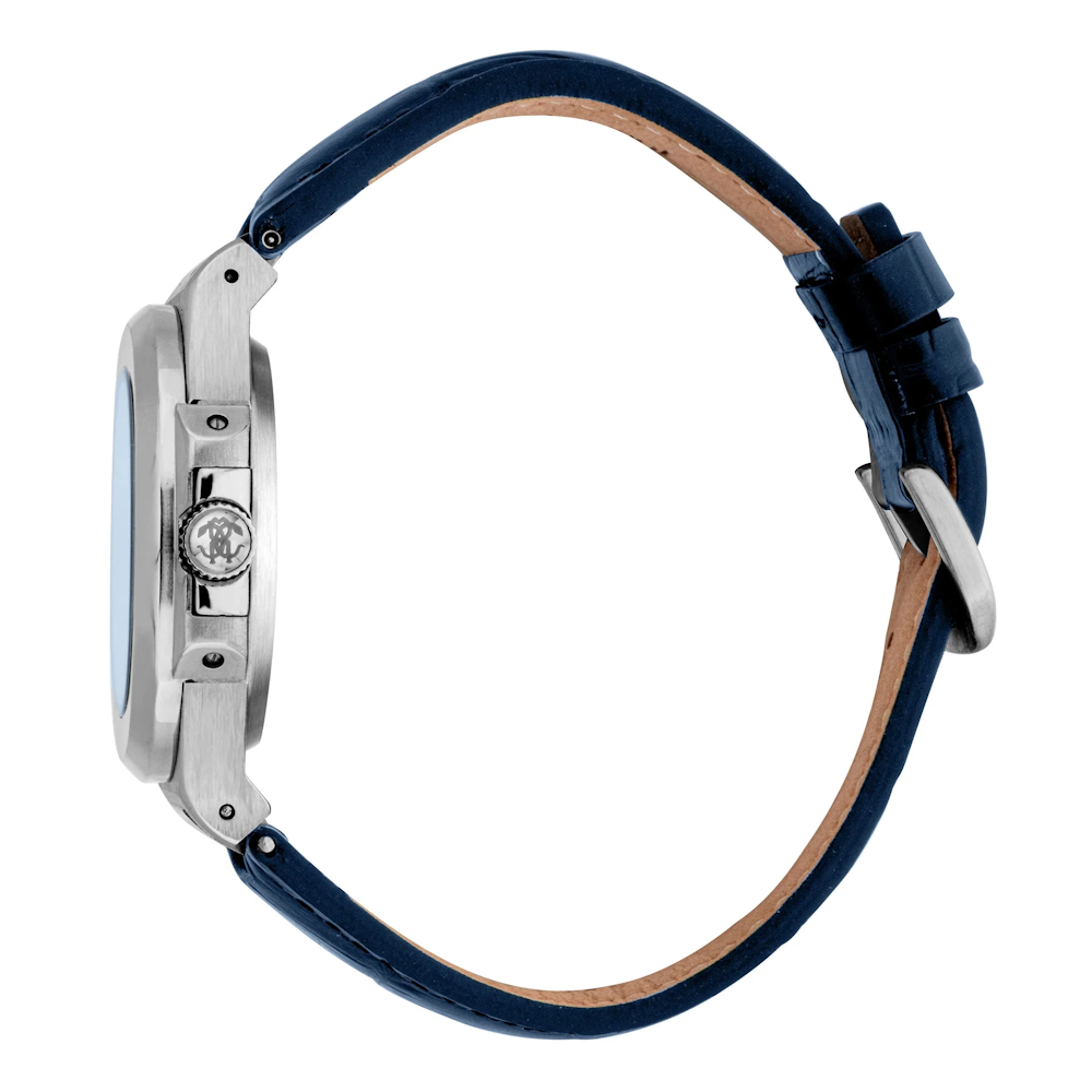 RELOGIO ROBERTO CAVALLI IMPETO BRAC. AZUL MSTR. AZUL 39,3H