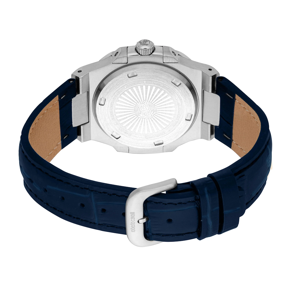 RELOGIO ROBERTO CAVALLI IMPETO BRAC. AZUL MSTR. AZUL 39,3H