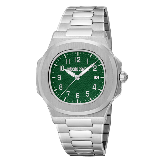 RELOGIO ROBERTO CAVALLI IMPETO MSTR VERDE ESC,39,3H