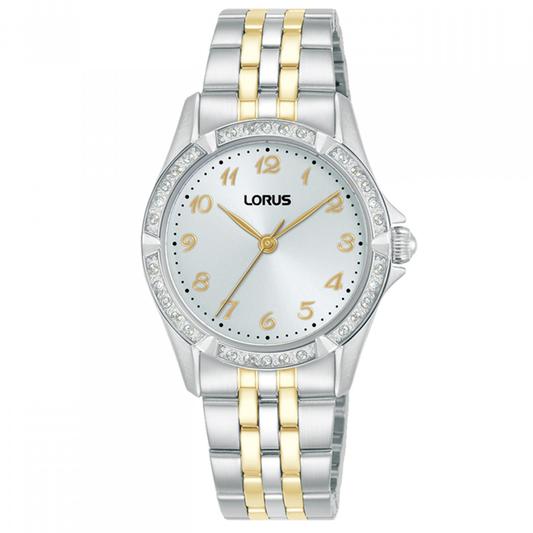 RELOGIO LORUS LADIES CLASSIC CRISTAIS BICOLOR
