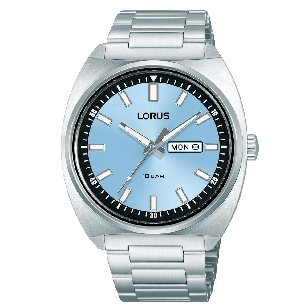 RELOGIO LORUS MAN SPORTS VINTAGE AZUL CELESTE