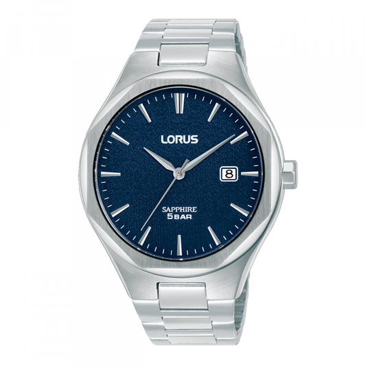 RELOGIO LORUS MAN CLASSIC SAFIRA OCTOGONAL AZUL