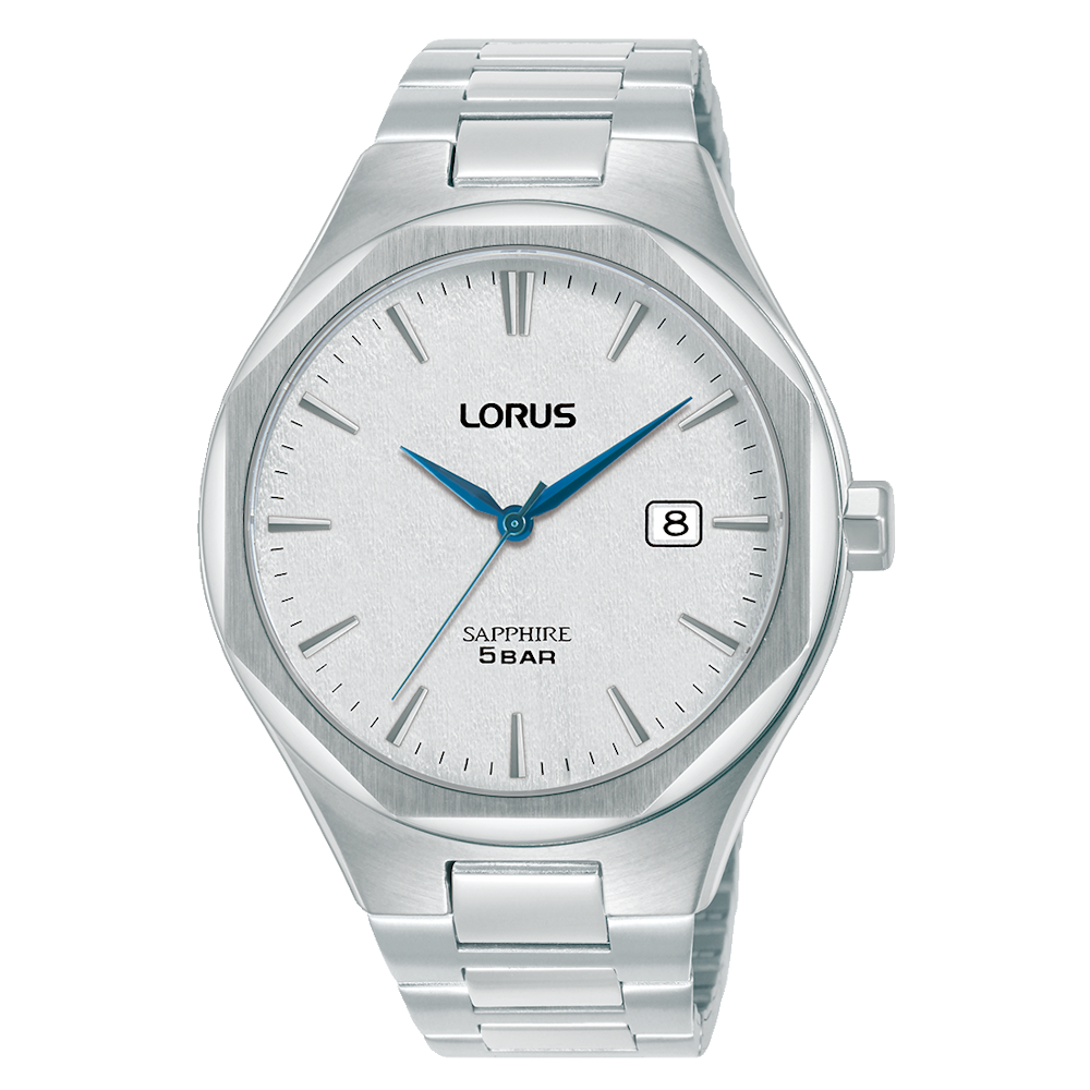 RELOGIO LORUS MAN CLASSIC SAFIRA OCTOGONAL CINZA