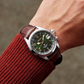 RELÓGIO SEIKO PROSPEX ALPINIST MST VERDE EM PELE