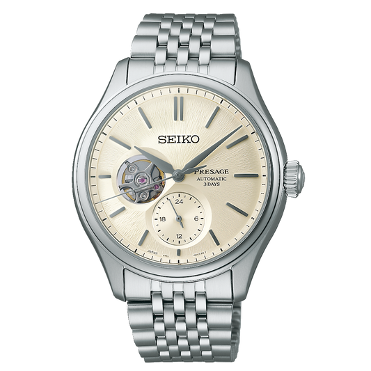 RELÓGIO SEIKO PRESSAGE CLASSIC SERIES SKELETON CRU
