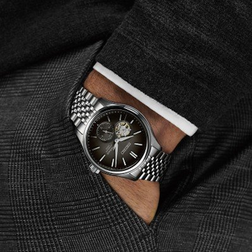 RELÓGIO SEIKO PRESSAGE CLASSIC SERIES SKELETON CINZA