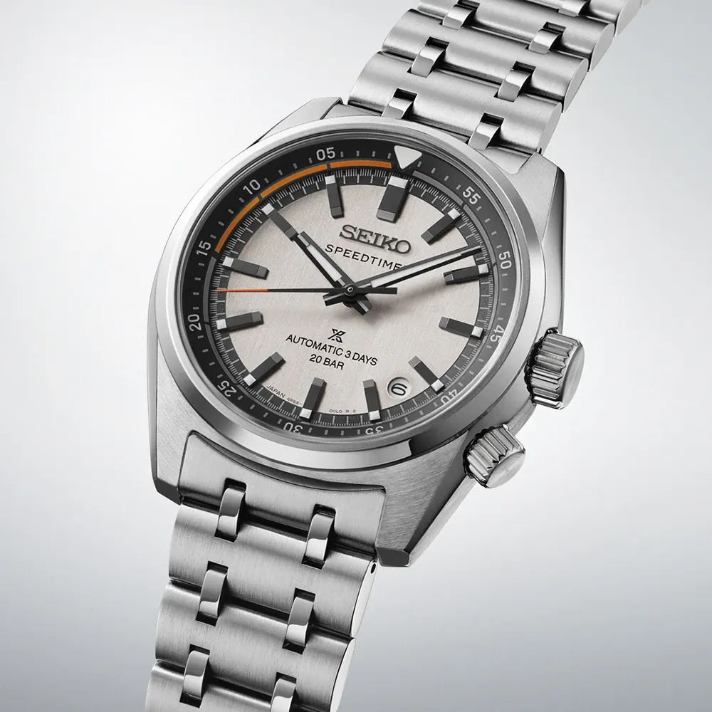 RELÓGIO SEIKO PROSPEX SPEEDTIMER 6R55 CONTADOR BEGE