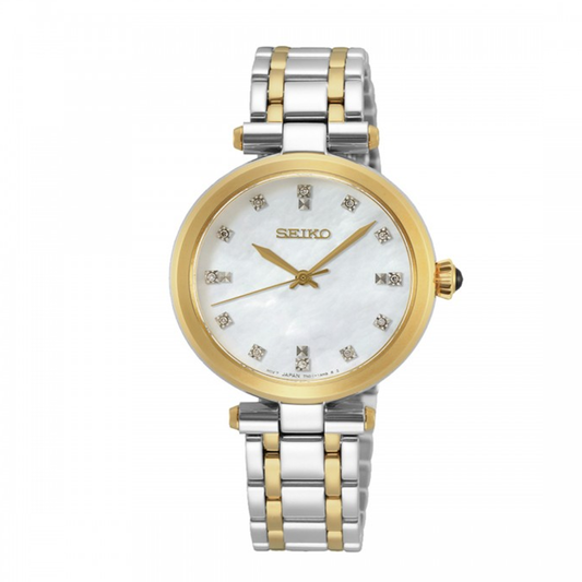 RELÓGIO SEIKO LADIES COM 12 DIAMANTES