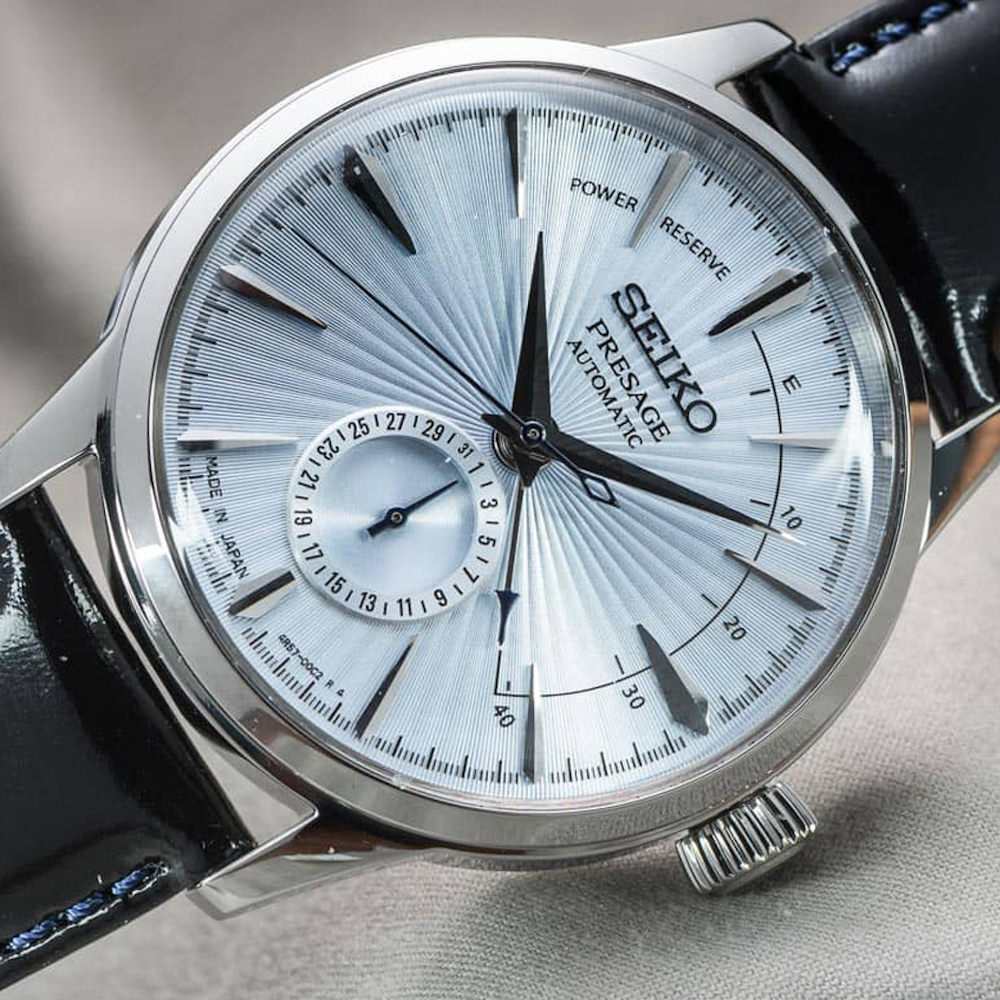RELÓGIO SEIKO PRESSAGE COCKTAIL AUTOMÁTICO 4R57 AZUL
