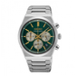 RELÓGIO SEIKO ESSENTIALS CRONÓGRAFO MOSTRADOR VERDE