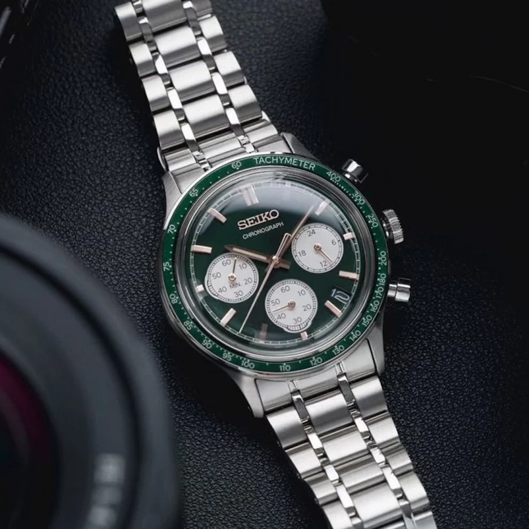 RELÓGIO SEIKO NEO SPORTS CRONÓGRAFO MOSTRADOR VERDE
