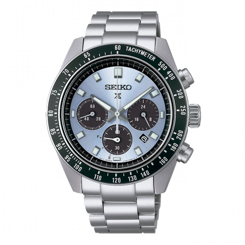 RELÓGIO SEIKO PROSPEX SPEEDTIMER CRONO SOLAR AZUL