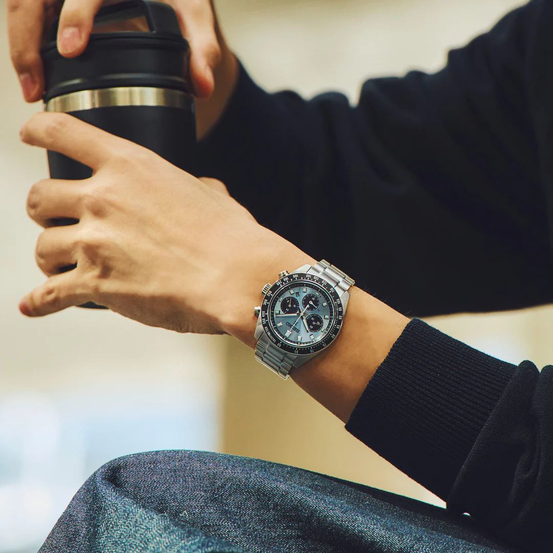 RELÓGIO SEIKO PROSPEX SPEEDTIMER CRONO SOLAR AZUL