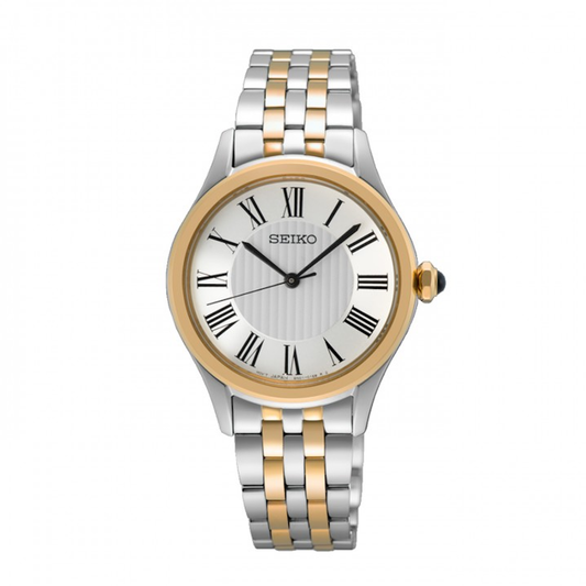 RELÓGIO SEIKO LADIES QUARTZO NUM. ROMANA BICOLOR