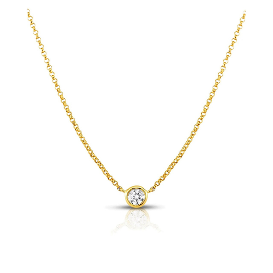 COLAR LIU JO EM AÇO COM ZIRCONIA LJ2533