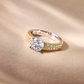 ANEL TI SENTO EM PRATA 925% BICOLOR COM ZIRCONIAS