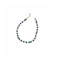 COLAR SOVRANI EM BRONZE PLAQUEADO A OURO 18K COM PEDRAS AZUL E VERDE 45+5CM