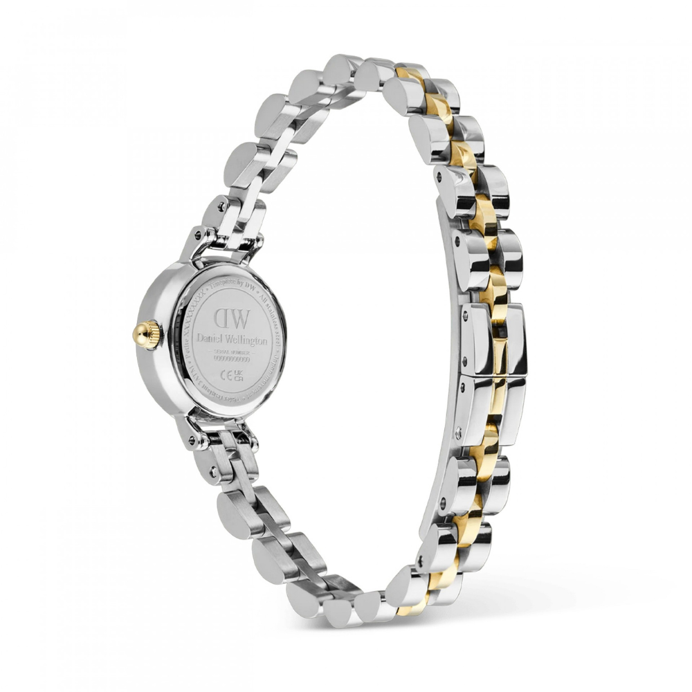 RELOGIO DANIEL WELLINGTON SENHORA PETITE MINI 19 ARCH 3-LINK BICOLOR