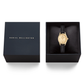 RELOGIO DANIEL WELLINGTON SENHORA OPHELIA MINI 22X25 BLACK LIZARD UNITONE