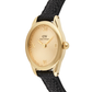 RELOGIO DANIEL WELLINGTON SENHORA OPHELIA MINI 22X25 BLACK LIZARD UNITONE