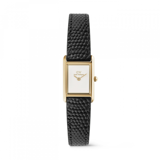 RELOGIO DANIEL WELLINGTON SENHORA BOUND MINI 17X26 BLACK  LIZARD WHITE
