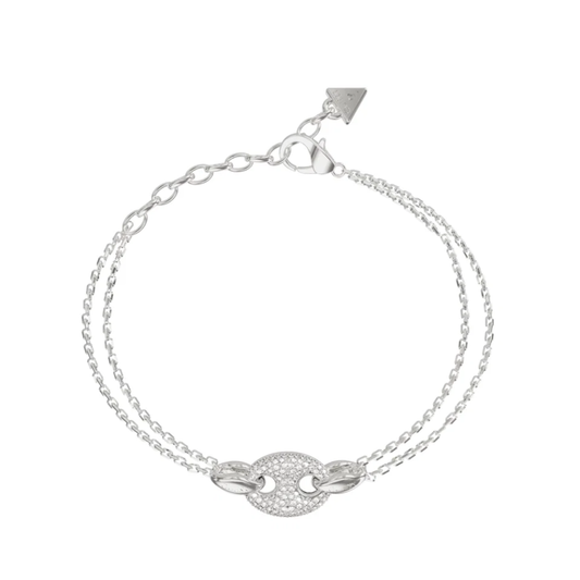 PULSEIRA GUESS  MARINA EM AÇO C/ ZIRCONIAS
