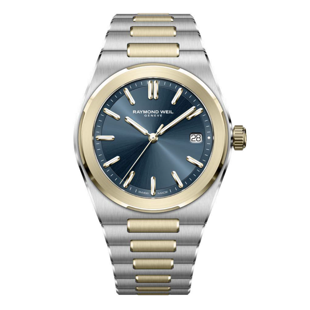 RELOGIO RAYMOND WEIL A.R.T.DATE BIC AUT. MST AZUL CX.38mm