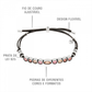 PULSEIRA TASHI ISTAMBUL TERRACOTA EM PRATA 925