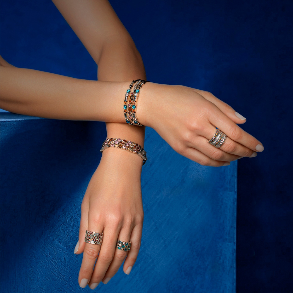 PULSEIRA TASHI ISTAMBUL TERRACOTA EM PRATA 925