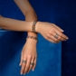 PULSEIRA TASHI ISTAMBUL TERRACOTA EM PRATA 925