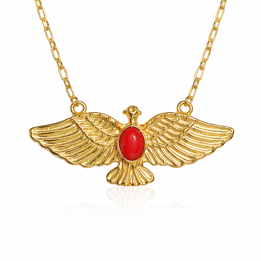 COLAR EM PRATA 925 DOURADA COM  ESPIRITO SANTO