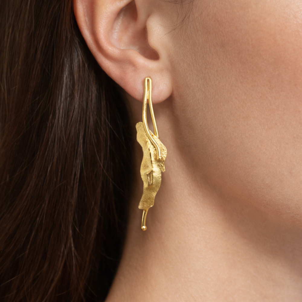 BRINCOS EM OURO 19,2K