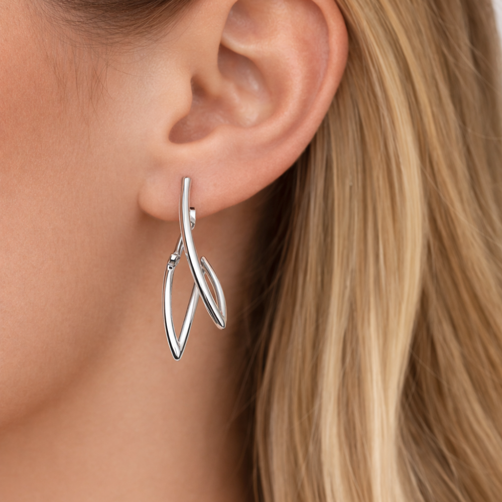 BRINCOS ARGOLAS EM OURO 19,2K