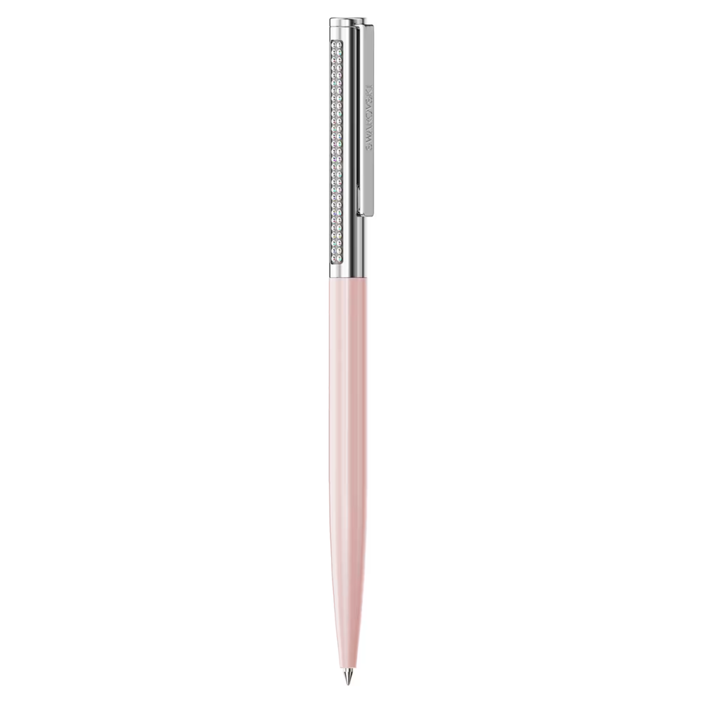 Esferográfica Swarovski Matrix Tennis Lacado a rosa, cromado