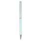 Esferográfica Swarovski Crystalline Lacado a azul, cromado