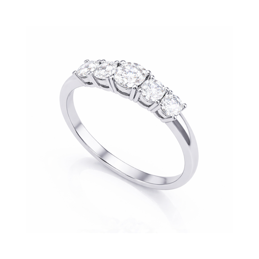 ANEL JOALHARIA EM OURO 19,2k COM DIAMANTES