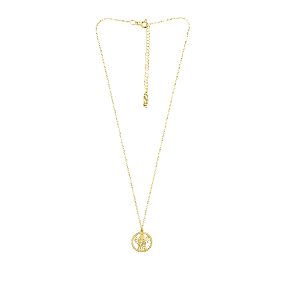 COLAR EUGENIO CAMPOS EM PRATA 925% ANJO MIGUEL