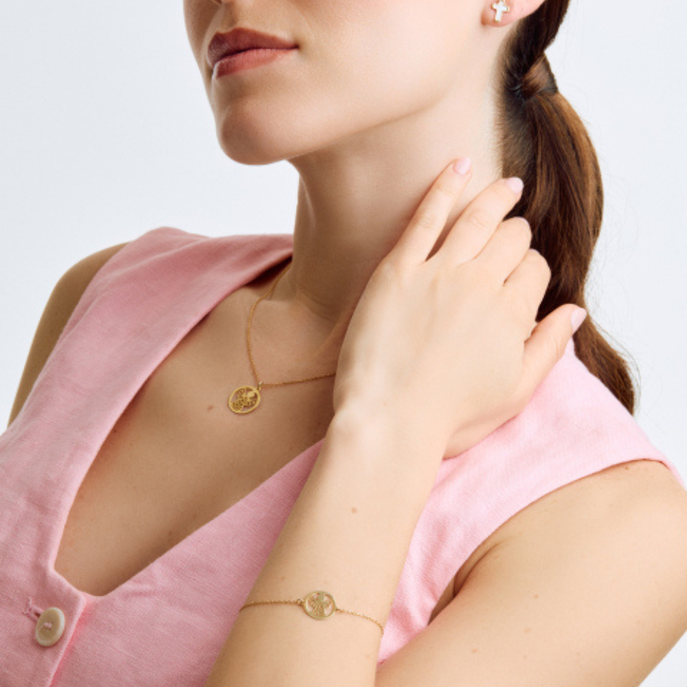 PULSEIRA EUGENIO CAMPOS PRATA 925% ANJO MIGUEL