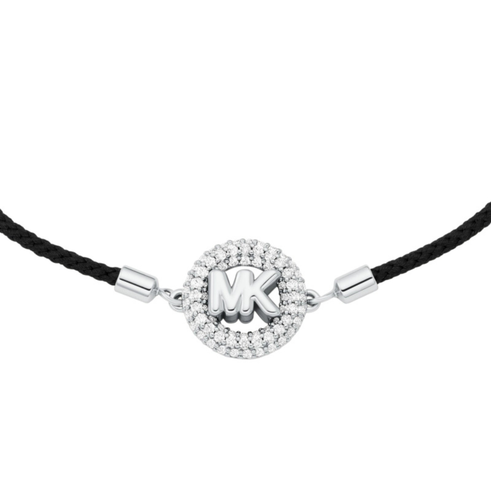 PULSEIRA MICHAEL KORS EM AÇO ZIRCONIAS E MACRAMÊ