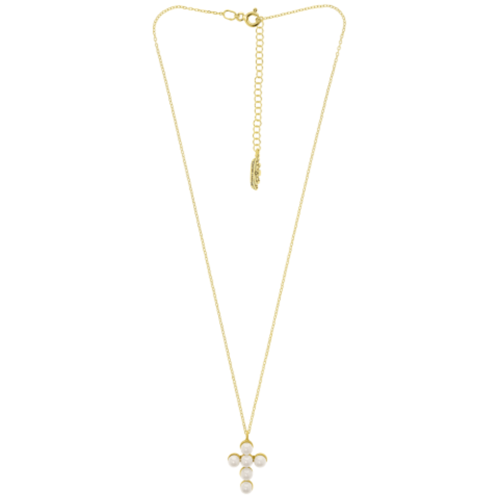 COLAR EUGENIO CAMPOS EM PRATA 925% C/ PEROLAS ( MADRINHA )