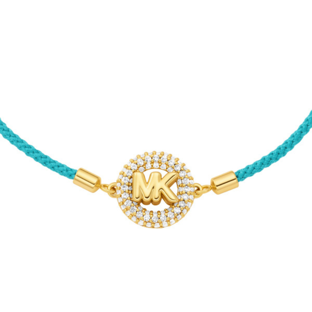 PULSEIRA MICHAEL KORS EM AÇO ZIRCONIAS E MACRAMÊ