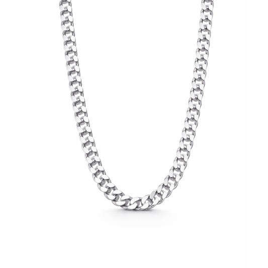 COLAR EM PRATA 925 BARBELA 60 CM