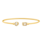 SET ( ESCRAVA +BRINCOS ) MICHAEL KORS EM PRATA 925% PLAQUEADA A OURO 18K